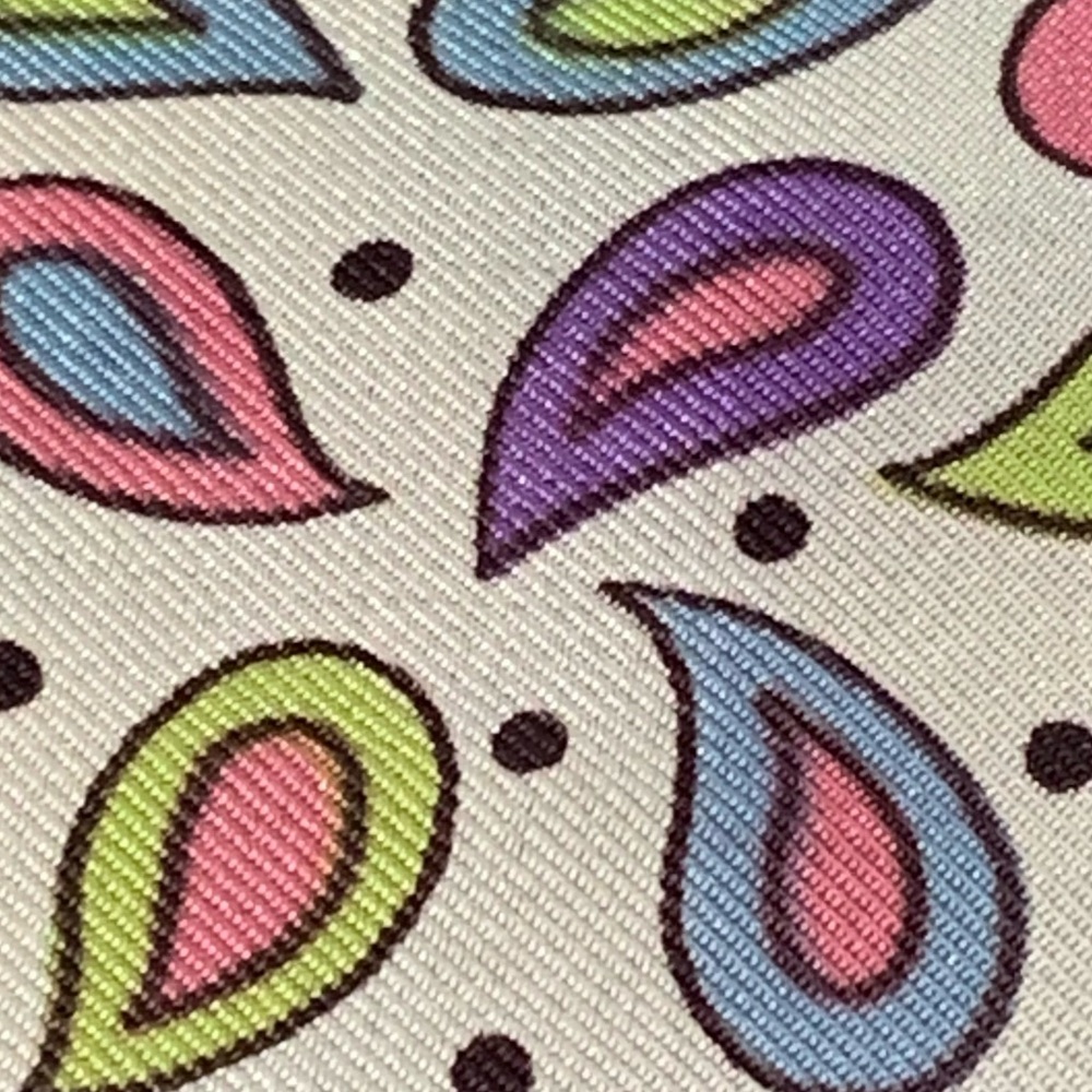 Vintage ITS A “HONEY” ORIGINAL Graphic Floral Scarf - Picture 7 of 15